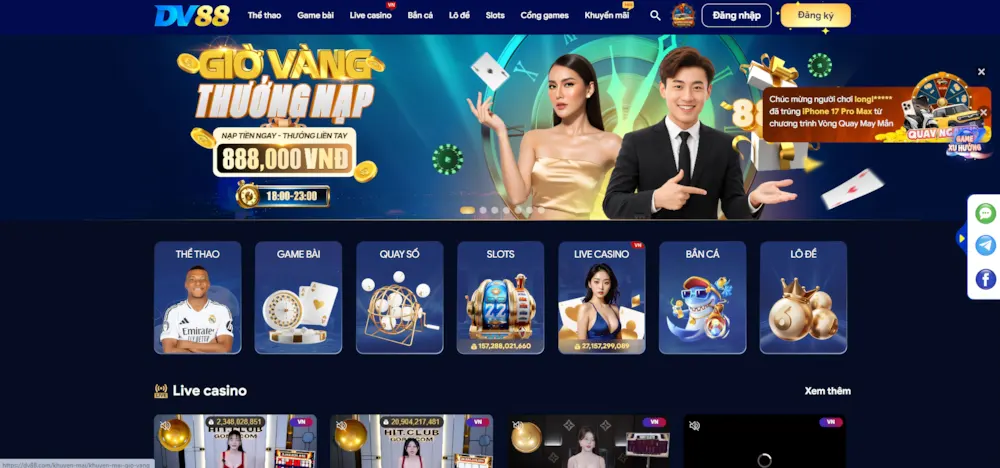 Đánh Giá Nhà Cái DV88 Chi Tiết 2025 Có Thực Sự Uy Tín Hay Không 1 Đánh giá nhà cái DV88