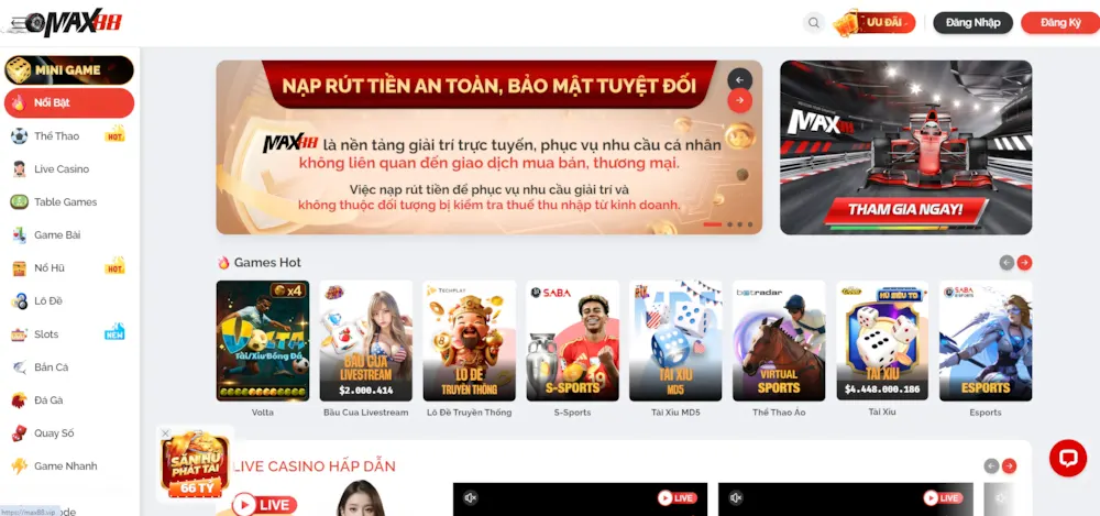 Đánh Giá Nhà Cái Max88 Toàn Diện Nhất 2025 Có Nên Tham Gia Cược 1 Đánh giá nhà cái Max88