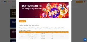 Khuyến mãi tại nhà cái BK8
