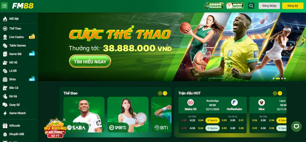 Đừng Bỏ Lỡ Top Khuyến Mãi Tại Nhà Cái FM88 Giá Trị Khủng Nhất 1 Khuyến mãi tại nhà cái FM88